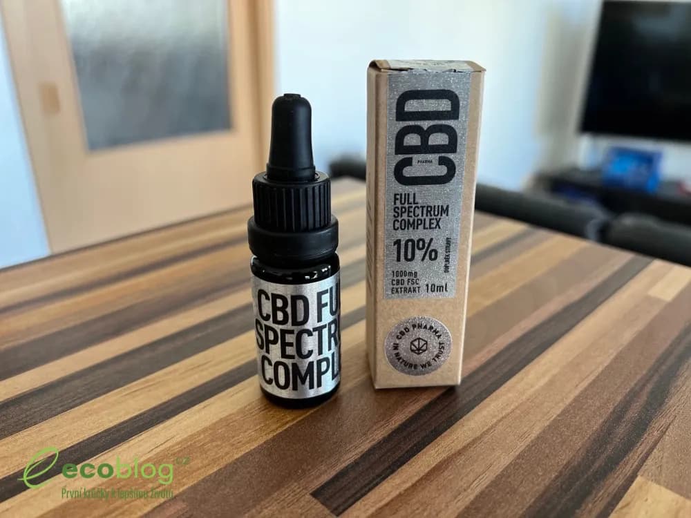 CBD Pharma 10% Full Spectrum olej v lahvičce