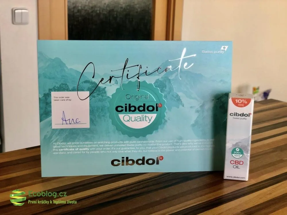 Cibdol: Klady a zápory z mého testu