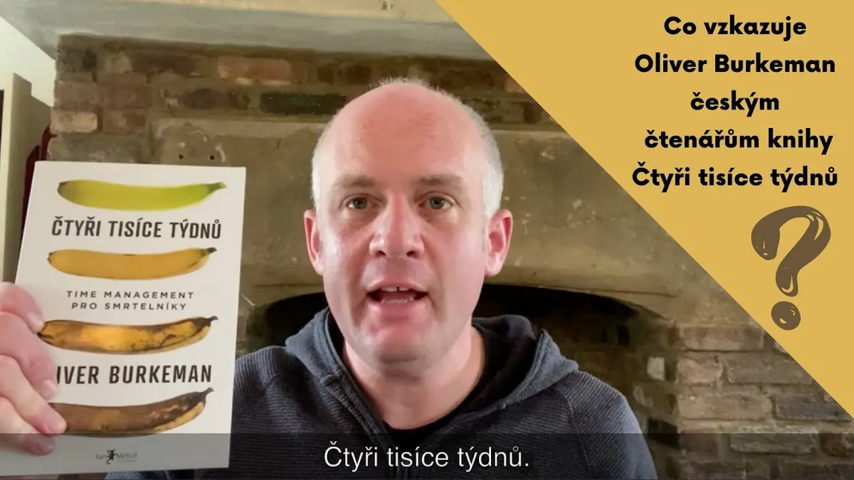 Oliver Burkeman, autor knihy Čtyři tisíce týdnů