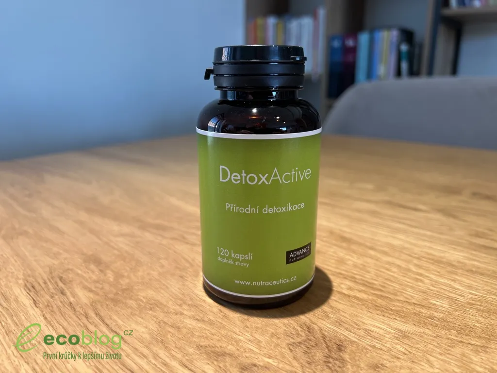 Složení DetoxActive s chlorellou a spirulinou od ADVANCE Nutraceutics
