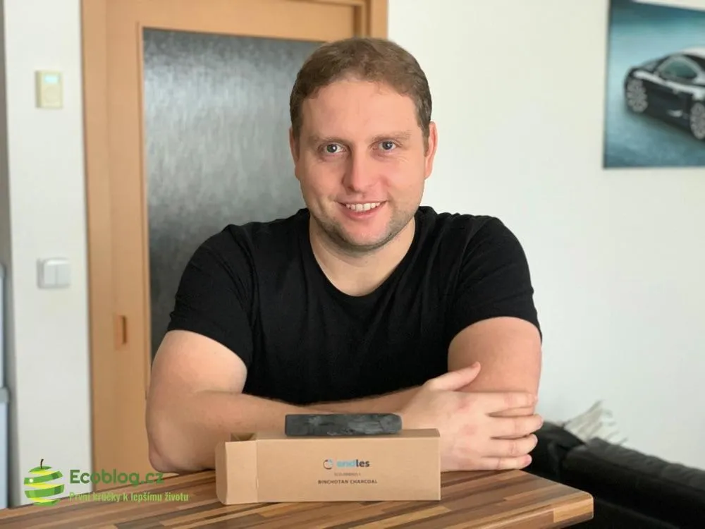 Endles binchotanová tyčinka, testovaný produkt z e-shopu Econea