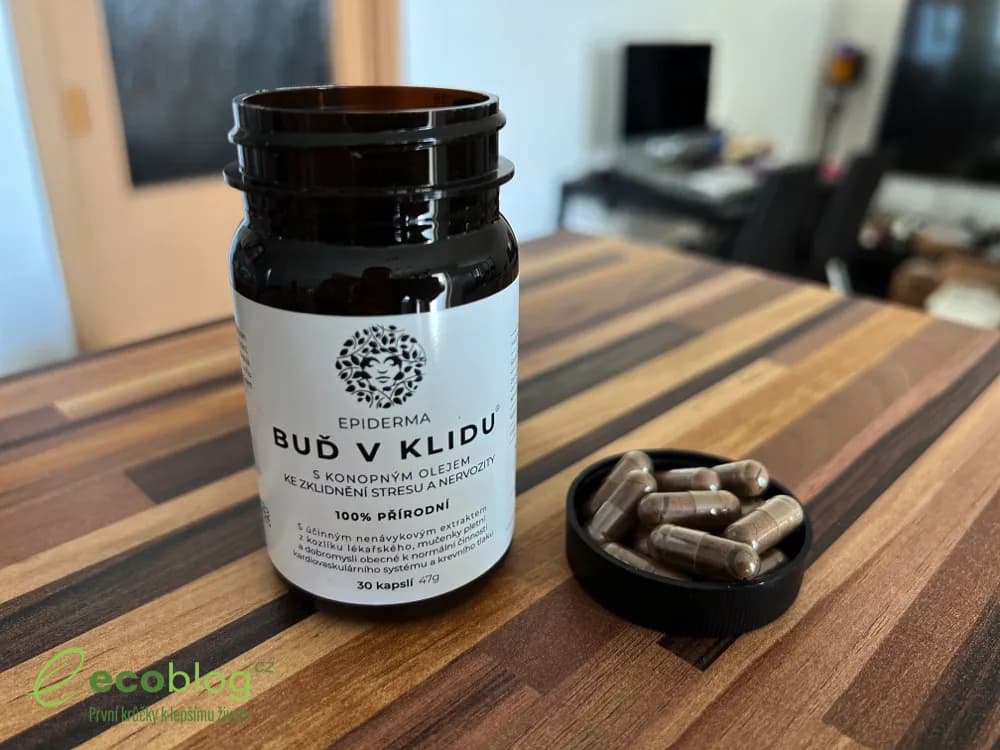 Kapsle Epiderma Spi v klidu na podporu klidného spánku