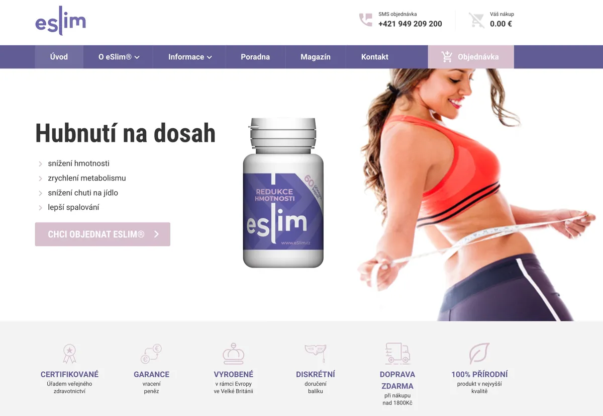 eSlim: Důležité na úvod: spalovač není kouzlo