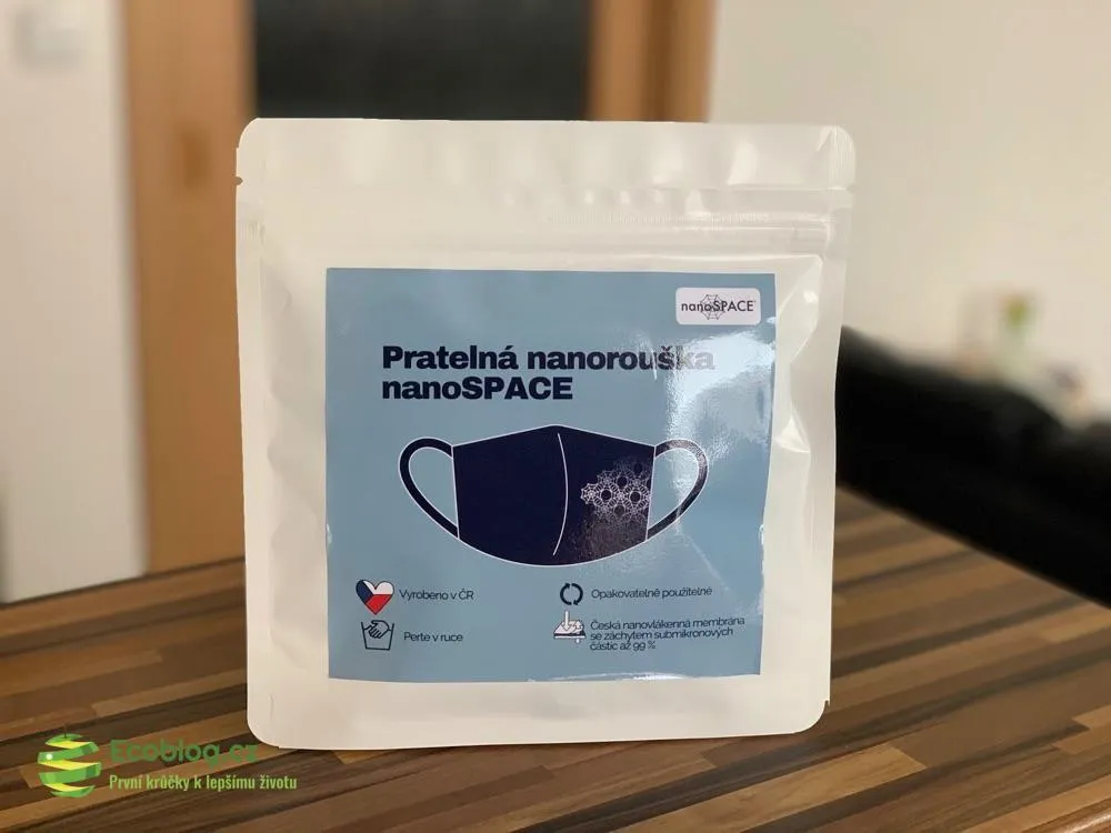 Pratelná nano rouška nanoSPACE z materiálu Coolmax