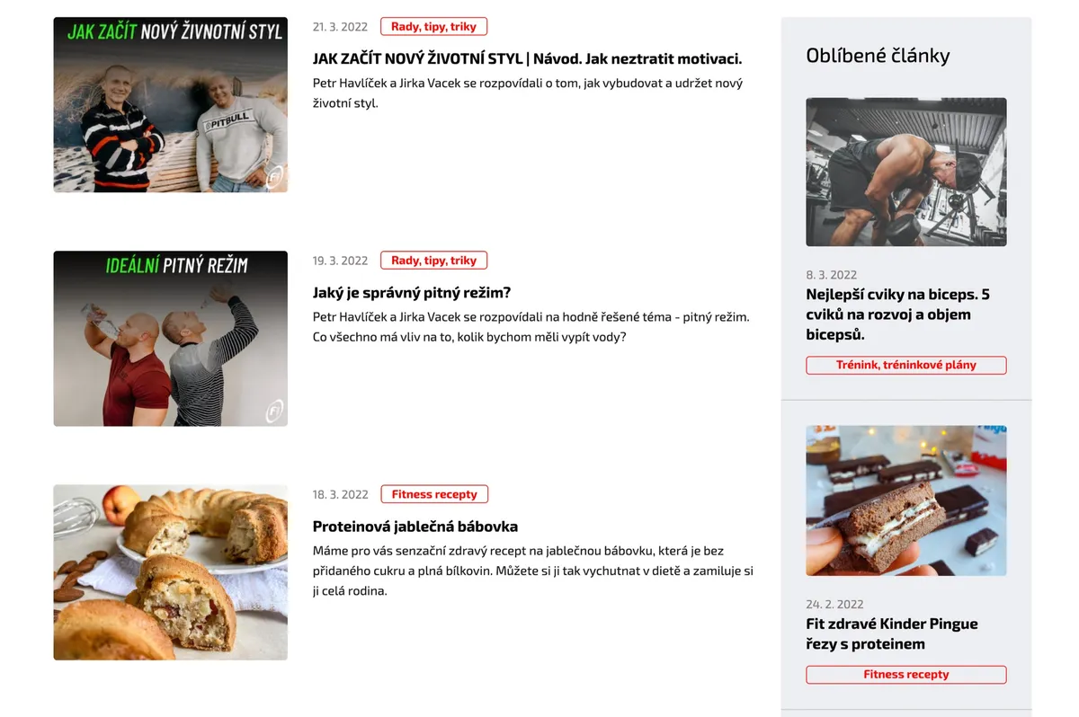 Přehled e-shopu Fitness007 se sportovní a zdravou výživou