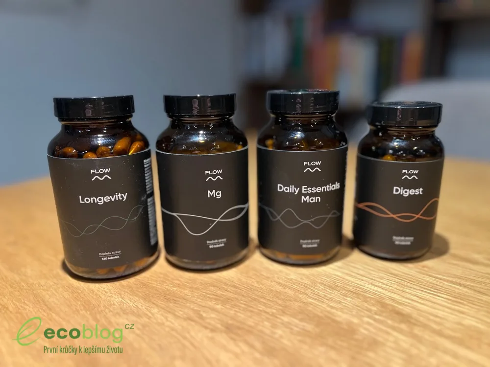 Flow Nutrition recenze 2026: 4 doplňky v reálném testu
