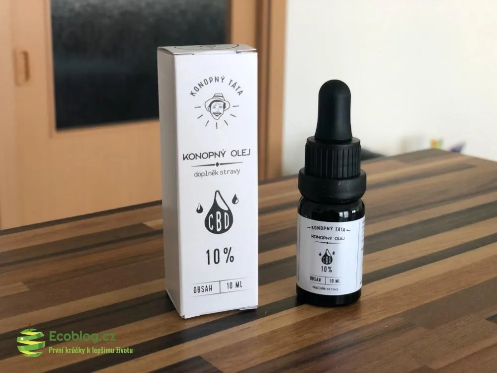 CBD a CBG olej Konopný táta jako součást každodenní rutiny
