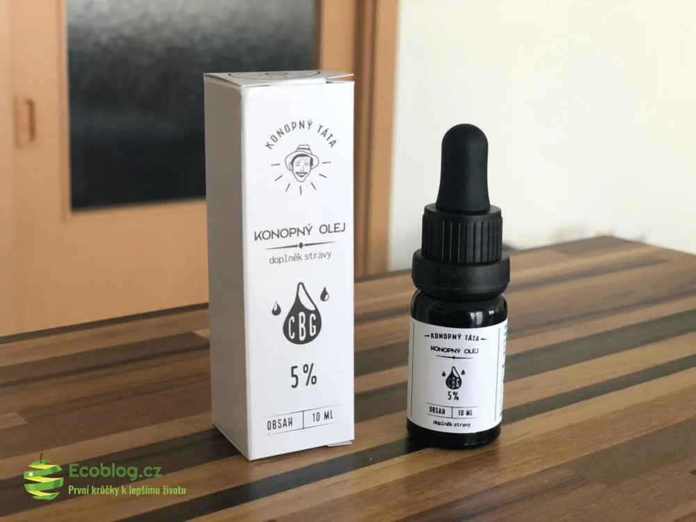 Aplikace CBD oleje Konopný táta kapátkem pod jazyk