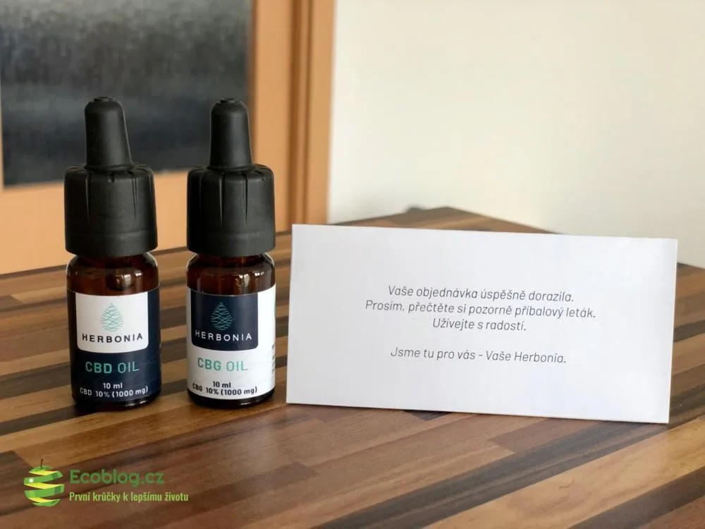 Herbonia recenze: moje zkušenost s CBD a CBG olejem (2026)