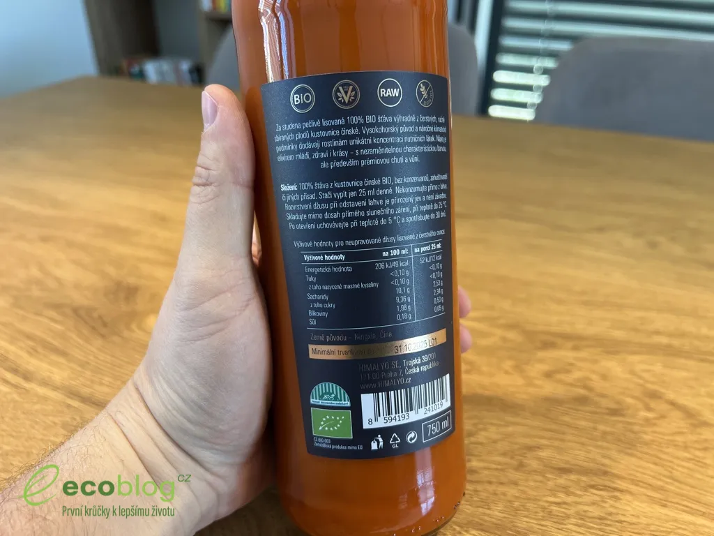 Himalyo: Krátký verdikt: stojí Himalyo Goji Juice za to