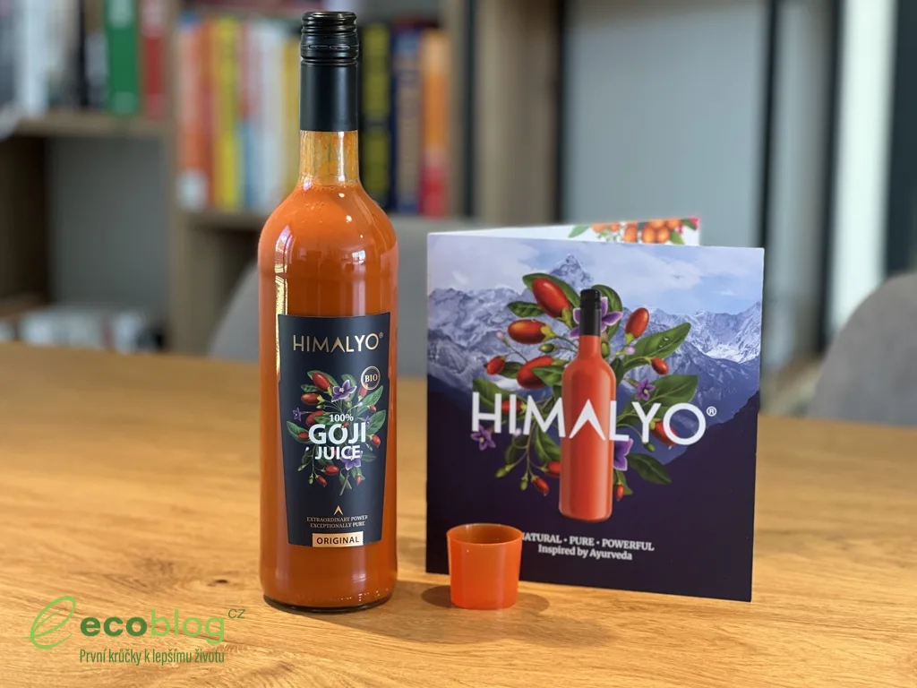 Lahev Himalyo Goji 100% Juice BIO z kustovnice čínské na testování