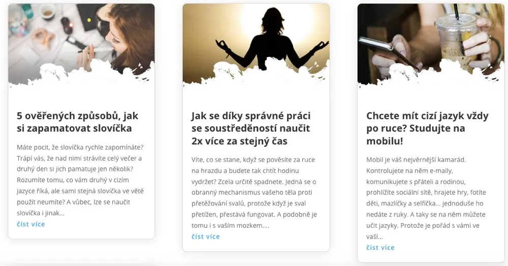 Blog Jazyky od píky s rubrikami a články o studiu jazyků