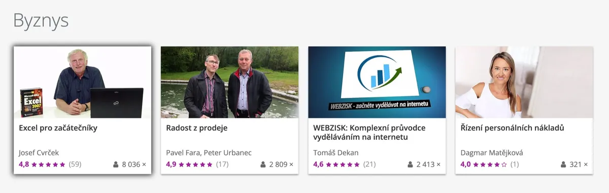 Ukázka videolekce z kurzu na portálu Kurzy pro radost
