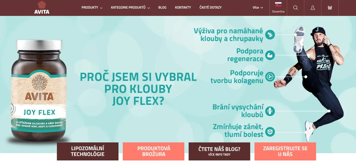 Přírodní doplňky stravy Avita připravené k testování