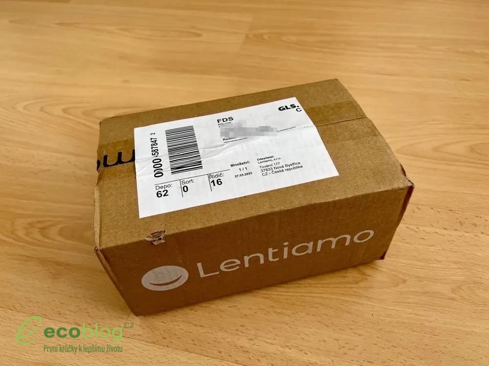 Hlavní stránka e-shopu Lentiamo s nabídkou brýlí a čoček