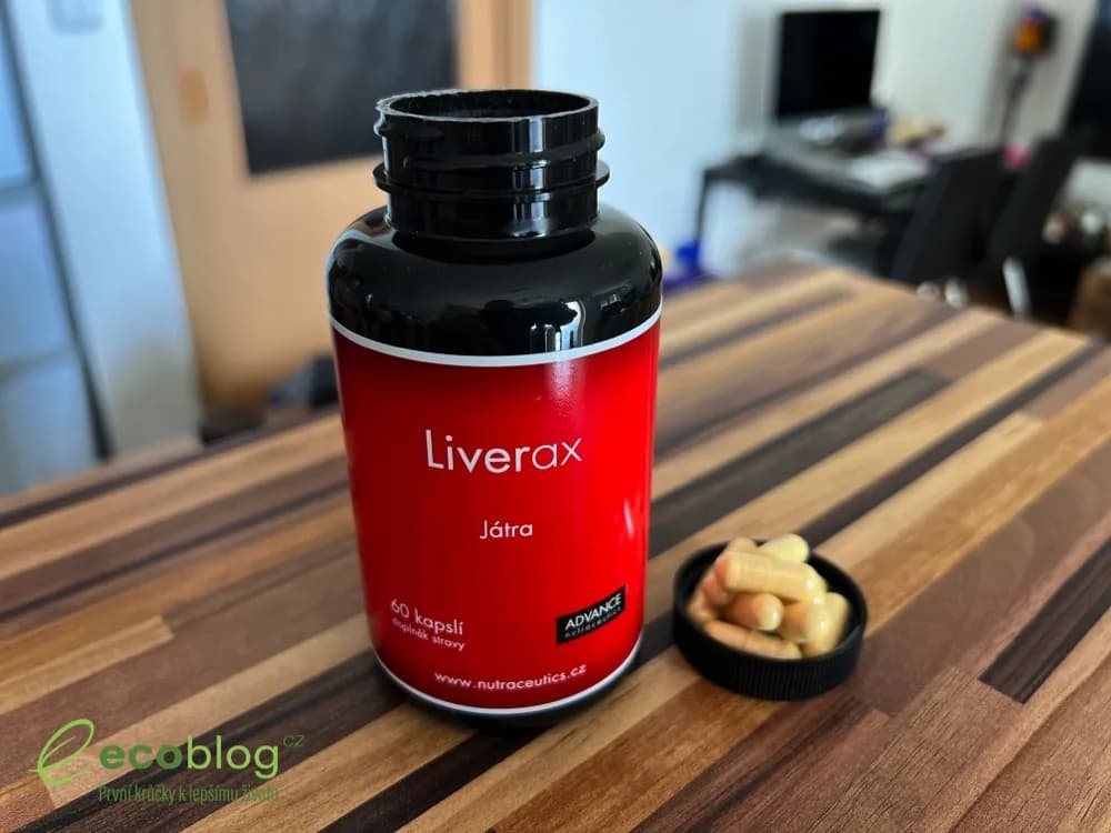 Liverax recenze: moje zkušenost s doplňkem na játra (2026)