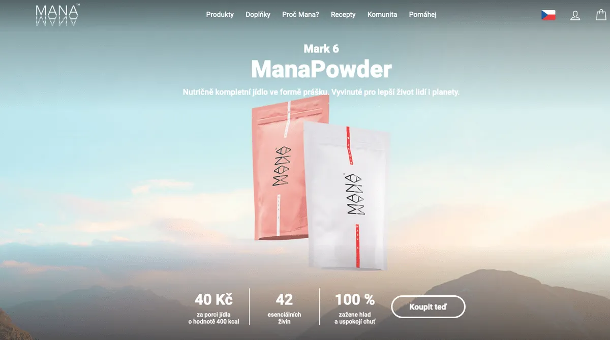 Mana: Důležité na úvod: náhrada jídla není kouzlo