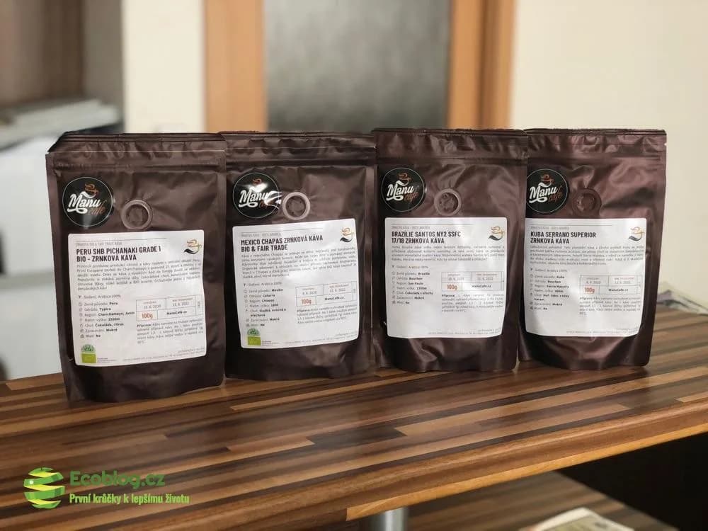 ManuCafe recenze: moje zkušenost se 4 plantážními kávami (2026)