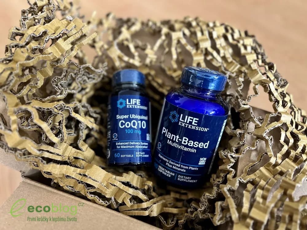 Kapsle Life Extension koenzym Q10 ubiquinol připravené k užití
