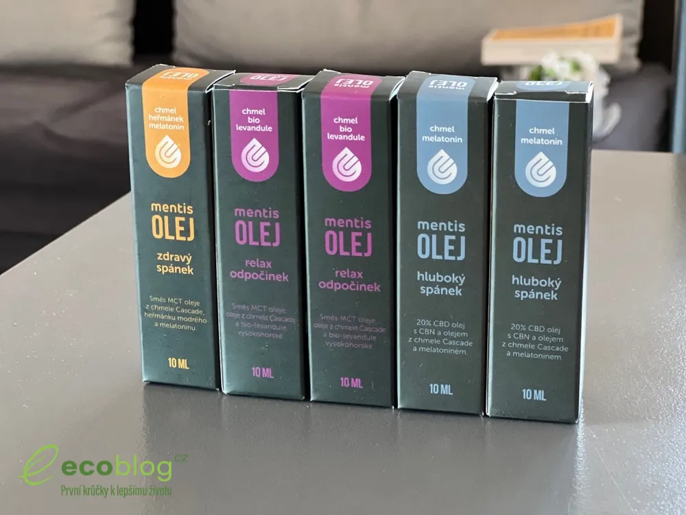 Aplikace kapek oleje Mentis Lab pod jazyk