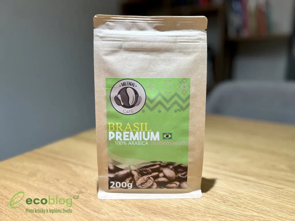 Degustační sada pěti druhů zrnkové kávy Milenial Café