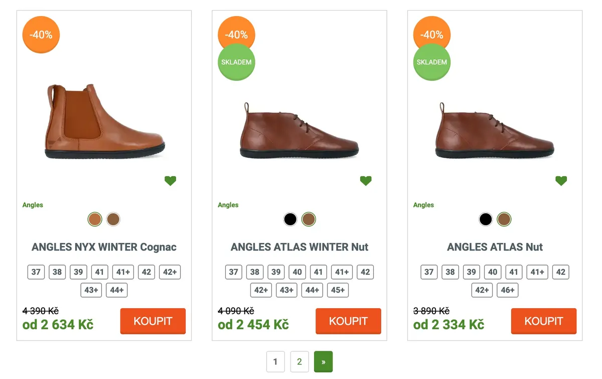 Kožené barefoot boty Angles Atlas Nut z měkké hnědé kůže