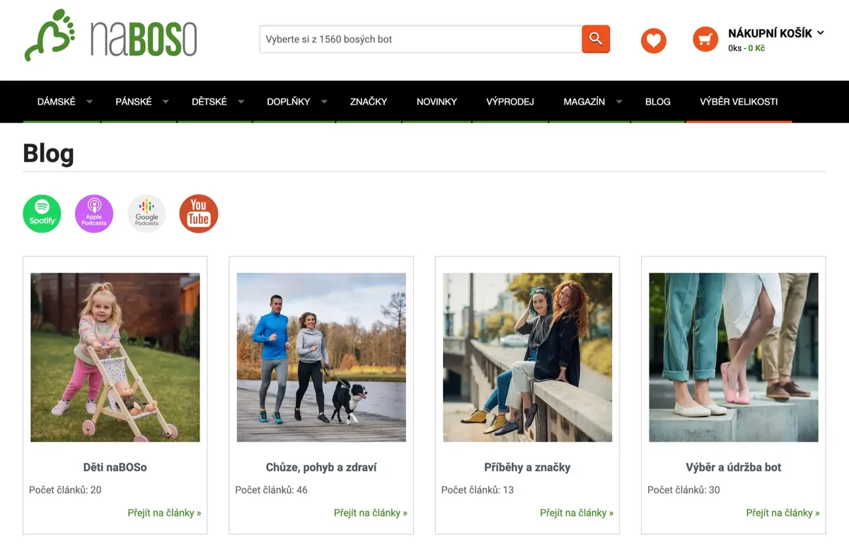 Pánská barefoot obuv v nabídce e-shopu naBOSo