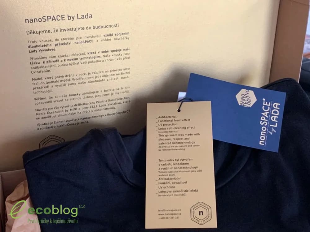 Nano tričko nanoSPACE po týdnu nošení stále bez zápachu