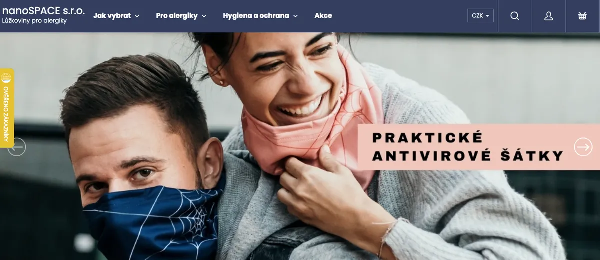 Nano roušky SpurTex z nanovláken a dezinfekce od nanoSPACE z mého testu