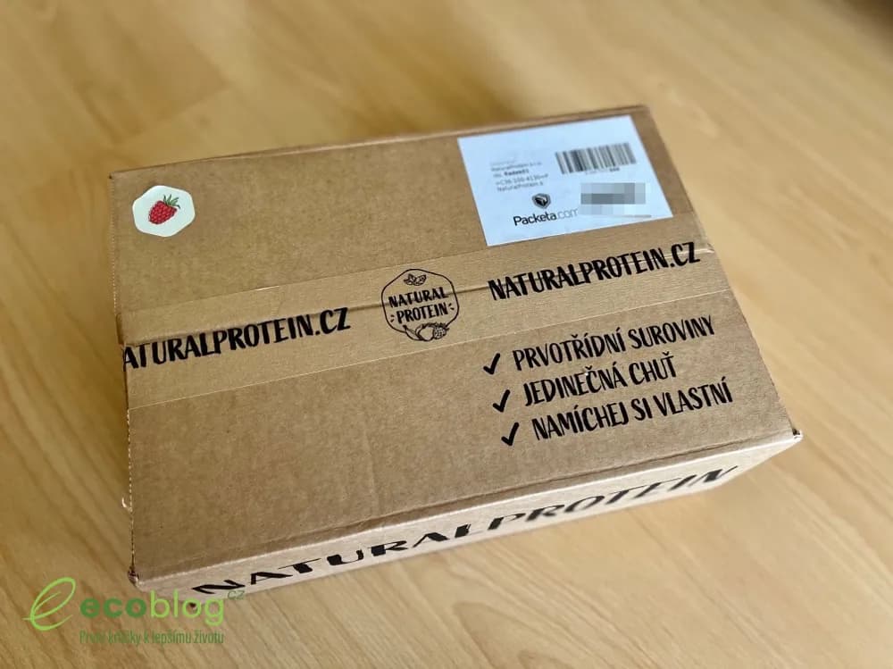 Příprava malinového proteinu NaturalProtein ve shakeru