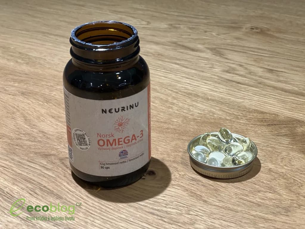 Balení doplňku Neurinu norské Omega 3 kapsle