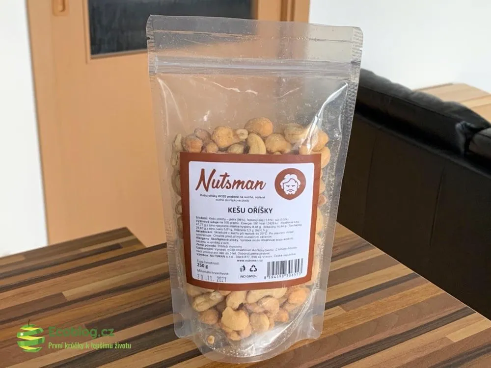 Nutsman kešu oříšky w320 natural