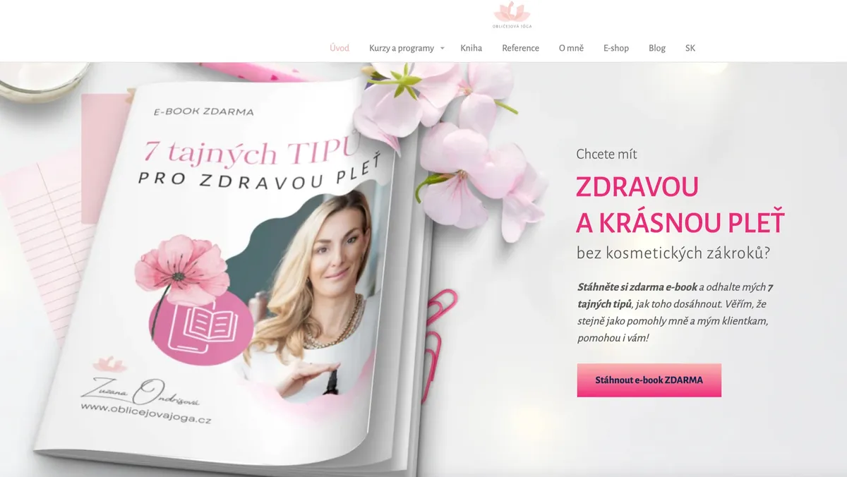 Cviky obličejové jógy na posílení obličejových a krčních svalů