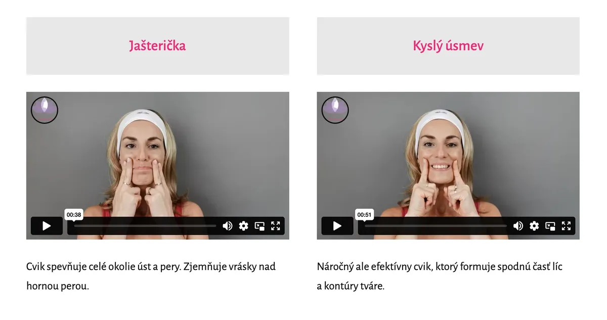 Zuzana Ondrisová a její online kurzy obličejové jógy