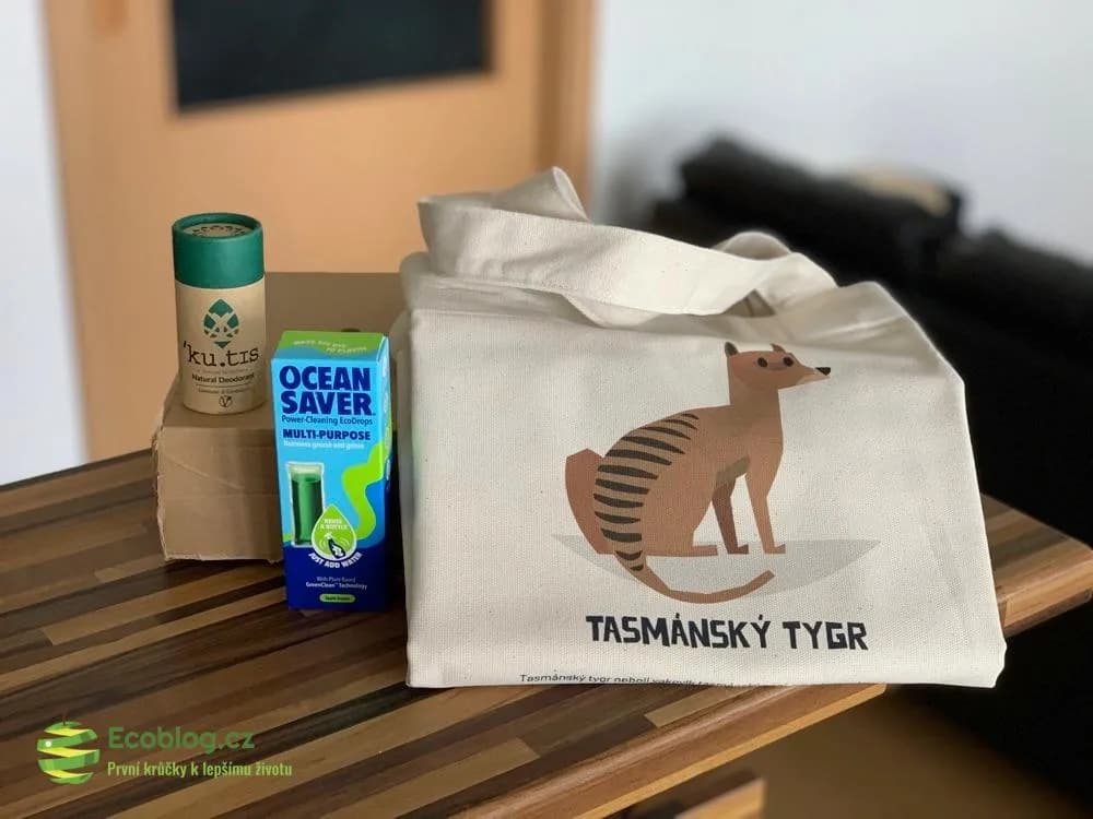 Hlavní strana eko e-shopu Organikk s nabídkou přírodních produktů