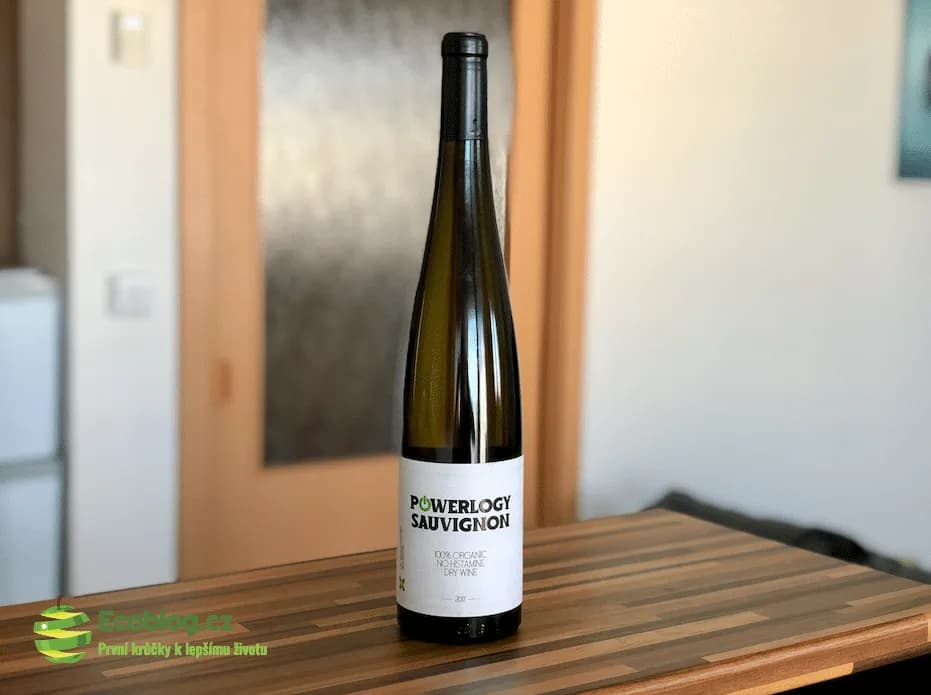 Powerlogy bezhistaminové víno recenze: Bio Sauvignon Blanc test (2026)
