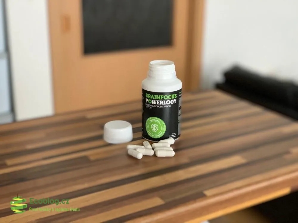 Powerlogy Brain Focus kapsle, veganské nootropikum bez kofeinu