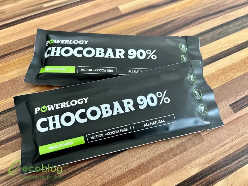 Detail Powerlogy Chocobar čokolády s vysokým obsahem kakaa