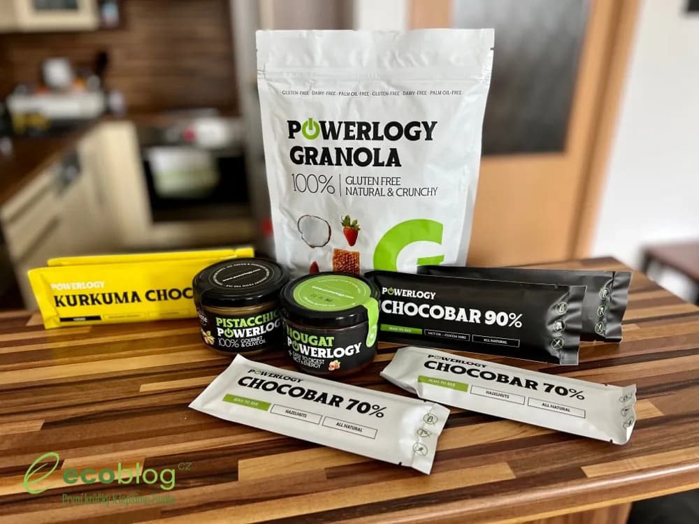 Powerlogy recenze 2026: granola, Chocobar a oříškové krémy v testu
