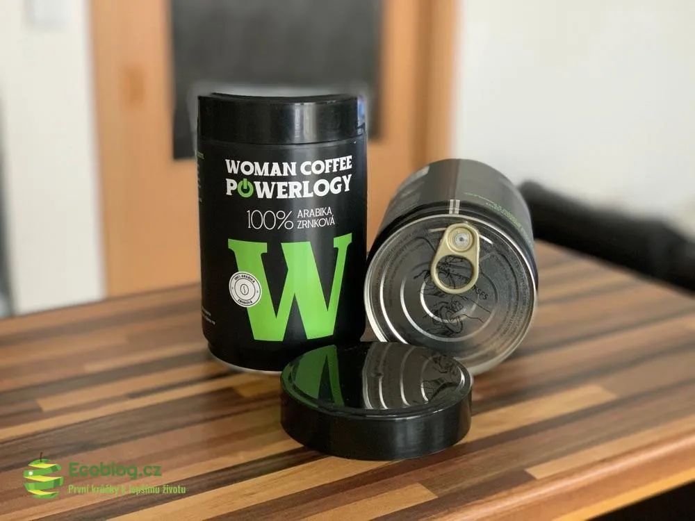 Zrna Powerlogy Woman Coffee, výběrová BIO arabika od farmářky