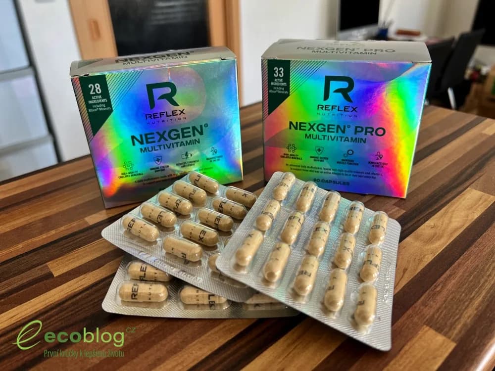 Balení multivitaminu Reflex Nexgen Pro, který jsem testoval