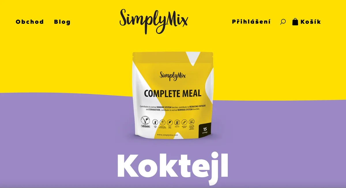 SimplyMix: Důležité na úvod: náhrada jídla není kouzlo