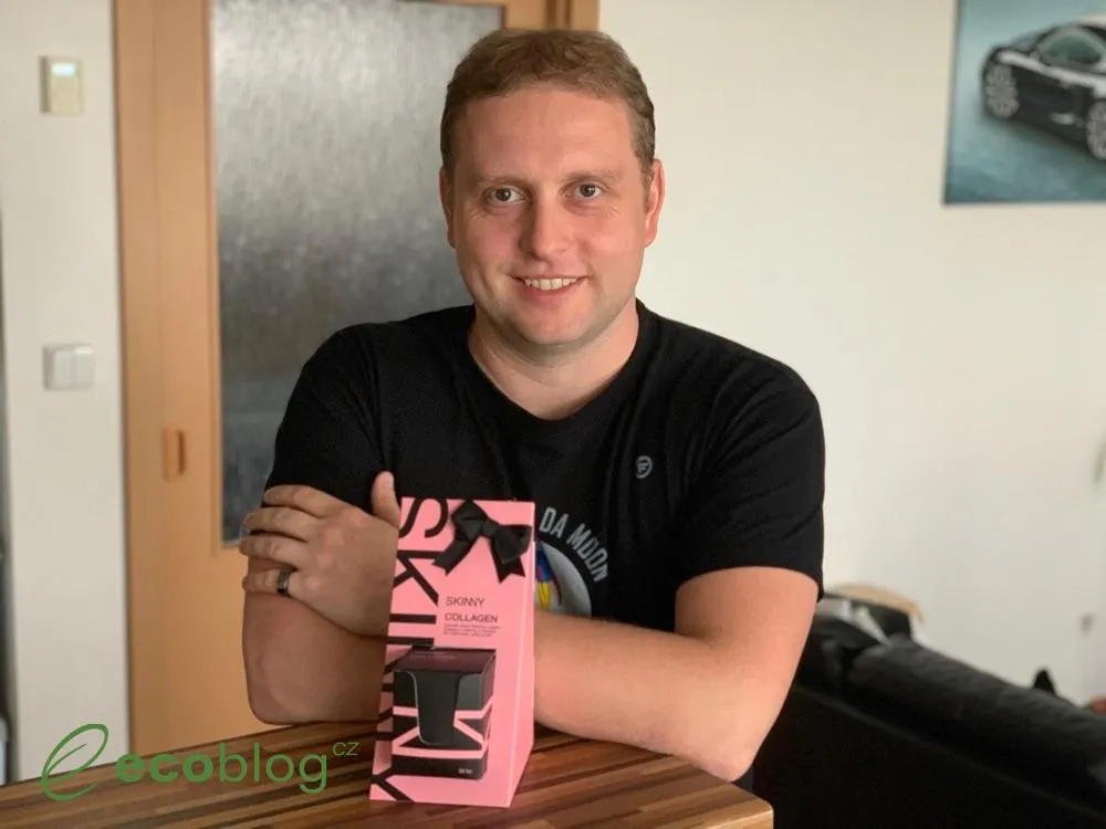 Rozmíchávání Skinny Collagen do nápoje