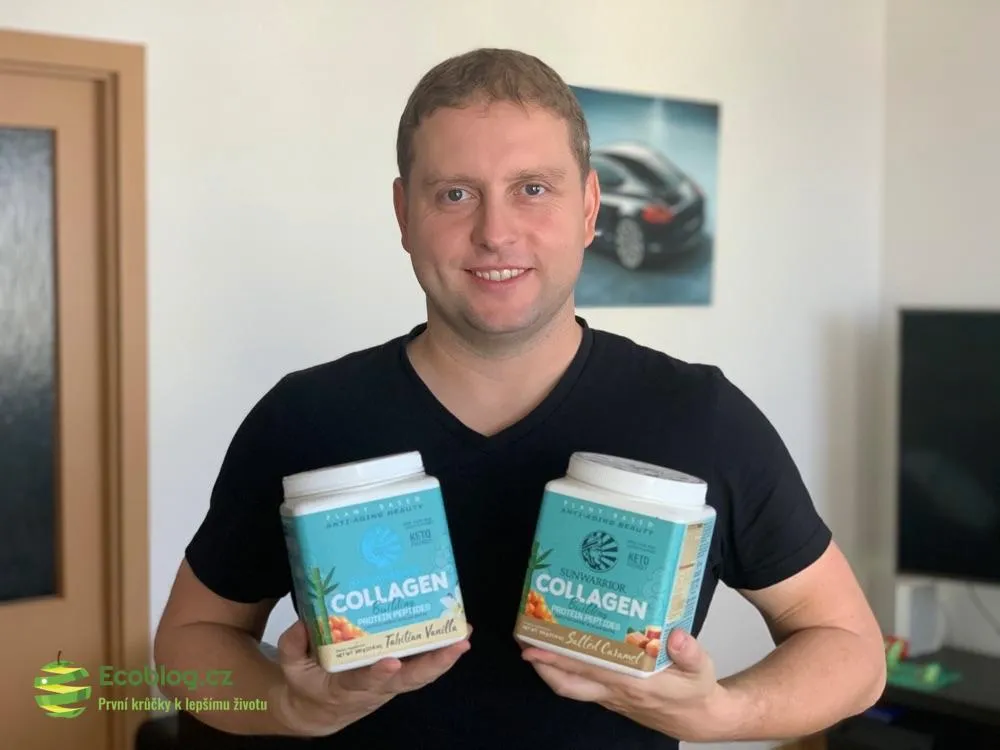 Sunwarrior Collagen Builder jako součást ranního smoothie