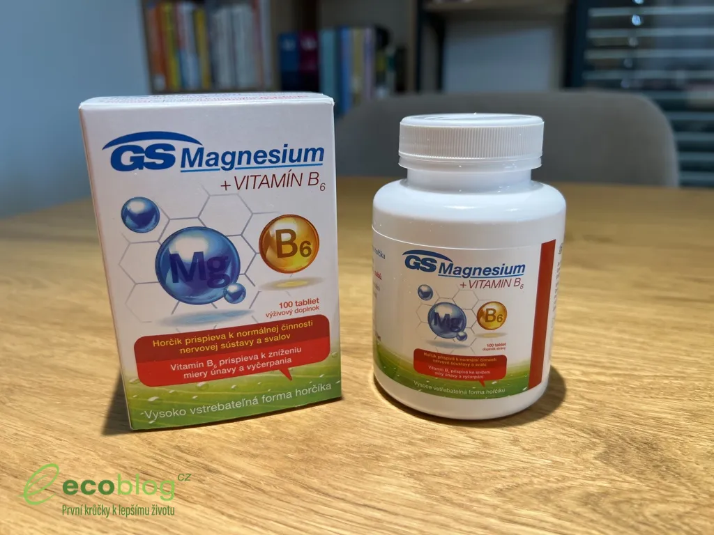 Balení magnesia s vitaminem B6 z e-shopu GS Klub