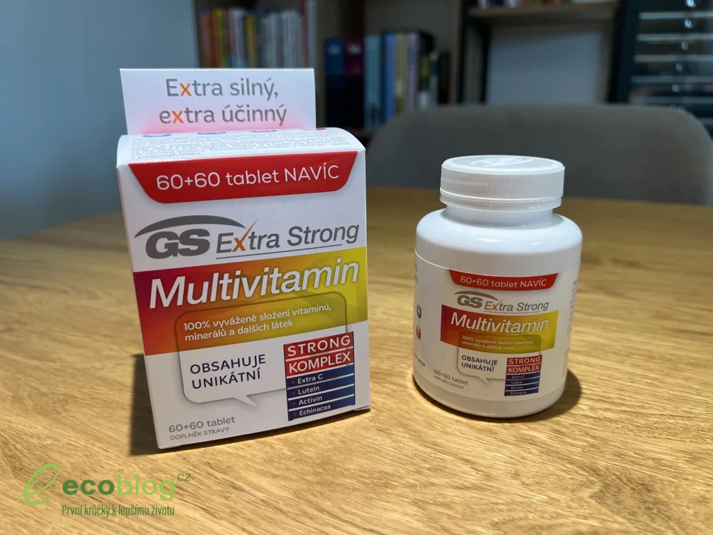 Balení multivitaminu Extra strong z GS Klubu