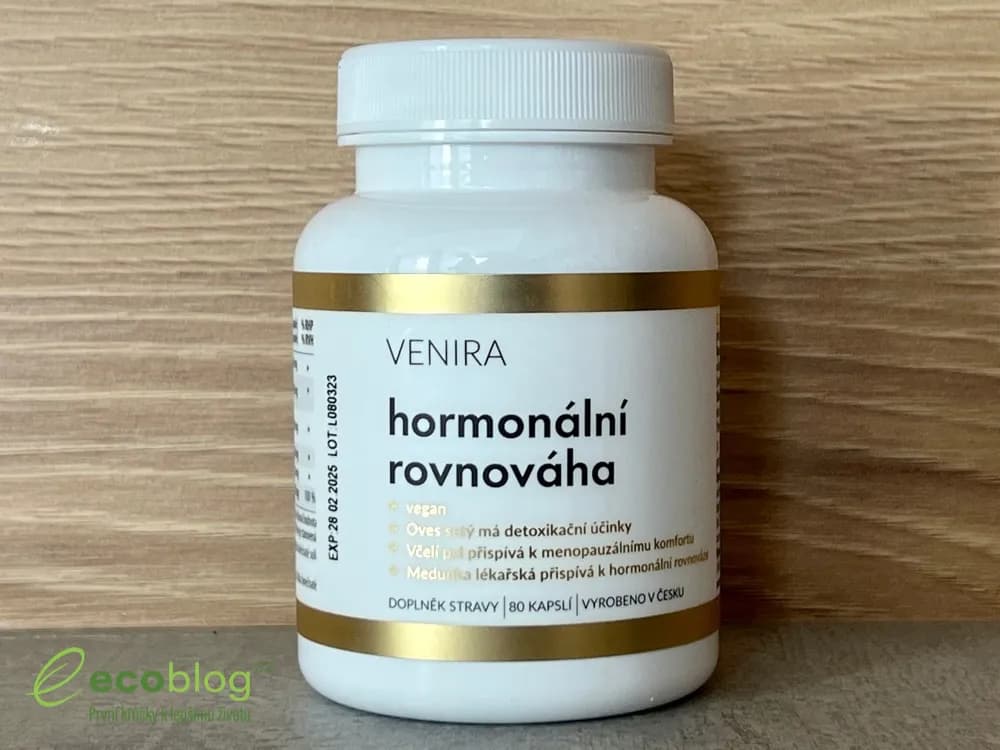Detail tablet Venira Hormonální rovnováha vysypaných z balení