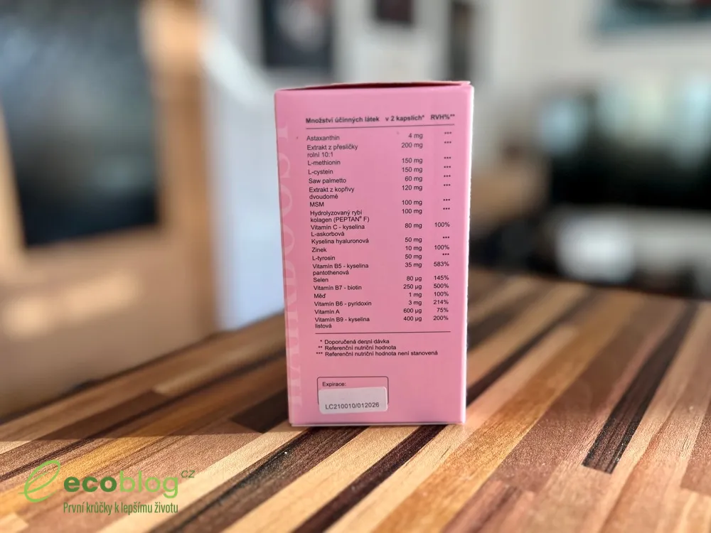 Vitallio Hairboost: Pro a proti z mého testu