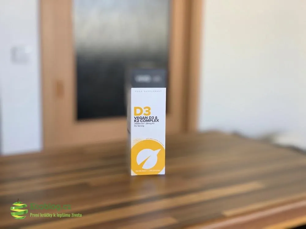Lahvička Vitalvibe Vegan D3 + K2 od Vivo Life v tekuté formě