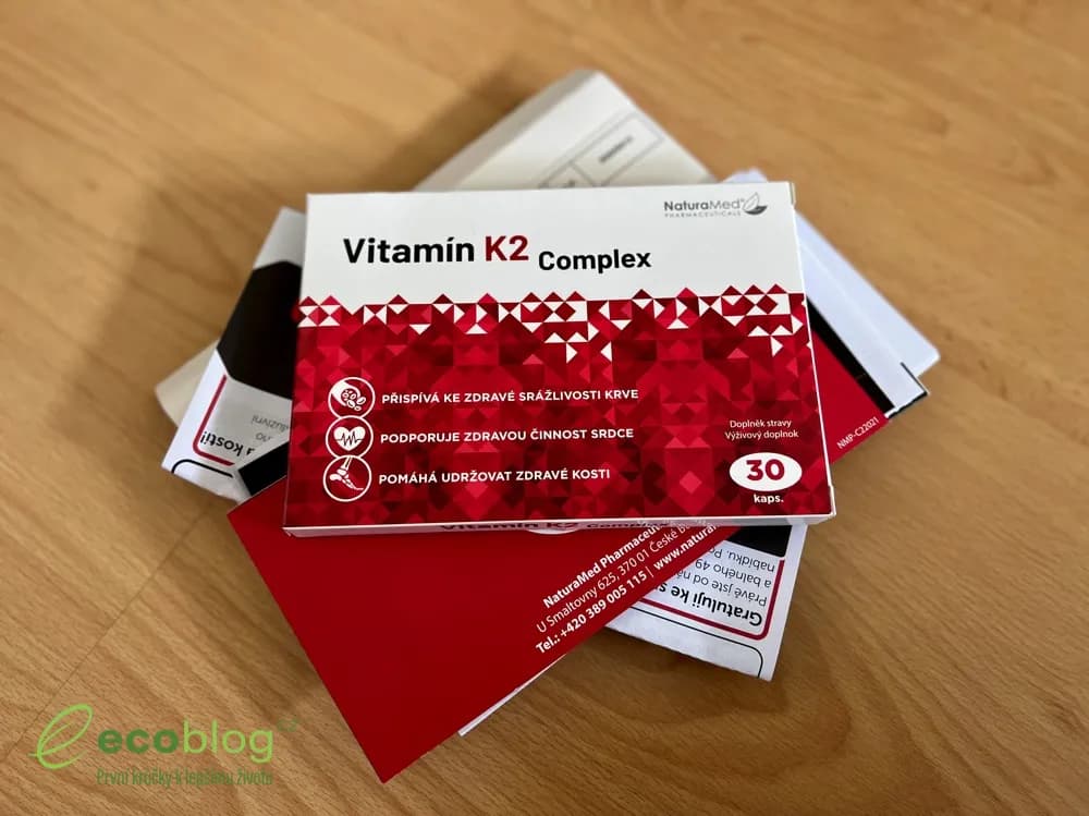Tablety Vitamín K2 Complex bez chuti, snadné polykání